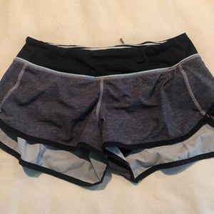 Lululemon Grey Running Shorts
